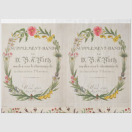 フローラリース植物組織 薄葉紙