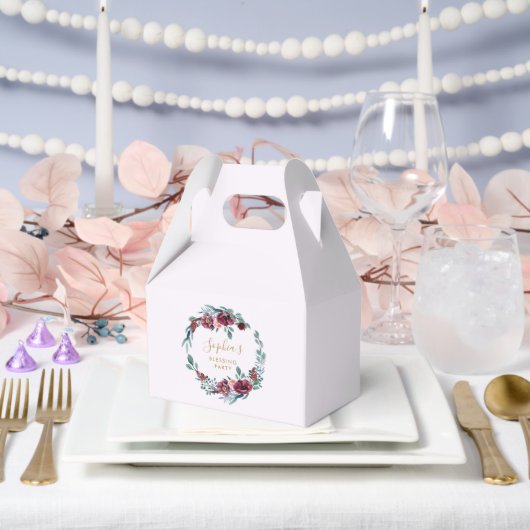 フローラリース母及びベビー賛美パーティー フェイバーボックス (ウェディング)
