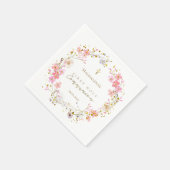 フローラリース第一聖餐式 スタンダードカクテルナプキン (角)