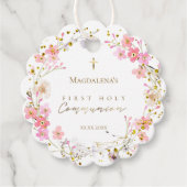 フローラリース第一聖餐式 フェイバータグ (正面)