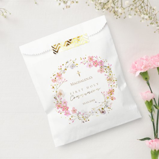 フローラリース第一聖餐式 フェイバーバッグ (封をした状態)
