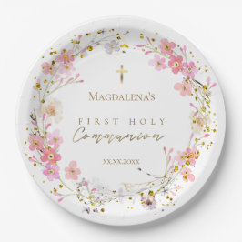 フローラリース第一聖餐式 ペーパープレート