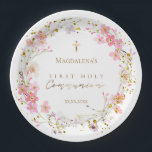 フローラリース第一聖餐式 ペーパープレート<br><div class="desc">ファーストホーリーコミューン紙プレート</div>