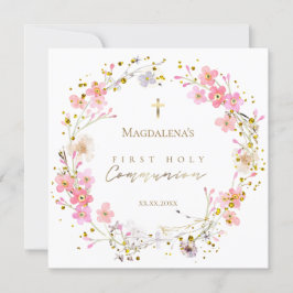 フローラリース第一聖餐式 招待状