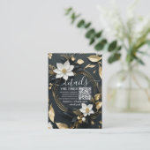 フローラリース結婚の詳細情報QRコード エンクロージャーカード (スタンド正面)