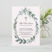 フローラリース葬儀記念追悼ピンク (スタンド正面)