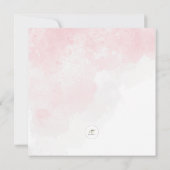 フローラリース誕生日招待状 招待状 (裏面)