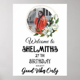 フローラリース誕生日 ポスター