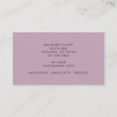 フローラリース開花オングレーイベントプランナー 名刺 (裏面)