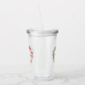フローラリース アクリルタンブラー (左)