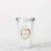 フローラリース アクリルタンブラー (裏面)