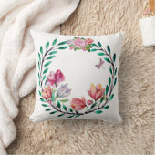 フローラリース クッション (ブランケット)