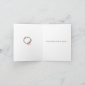 フローラリース サンキューカード (内部)