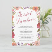フローラリース | ブライダルシャワー昼食会 招待状 (スタンド正面)