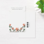 フローラリーフのネックレスジュエリーディスプレイカード (デスク)