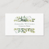 フローラリーフフレーム、フローラ 名刺 (正面)