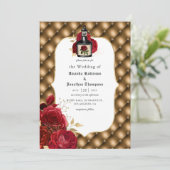 フローラルゴシックウェディング 招待状 (スタンド正面)