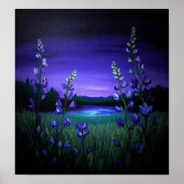 フローラルシーン ポスター