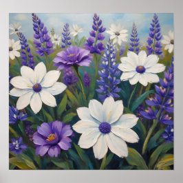 フローラルシーン ポスター