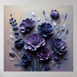 フローラルシーン ポスター