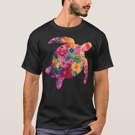 フローラルシー Tシャツ (正面)