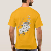 フローラルジャガー Tシャツ (裏面)