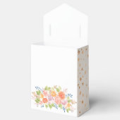 フローラルスターズピンクゴールドの名前と日付ありがとう フェイバーボックス (オープン)