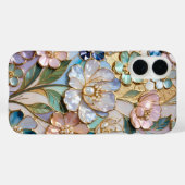 フローラルステンドグラス風スマホケース エレガント Case-Mate iPhoneケース (裏面 (横))