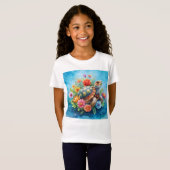 フローラルタートル Tシャツ (正面フル)