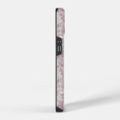 フローラルデイジー ベルベティダスティピンク iPhoneケース (右側面)