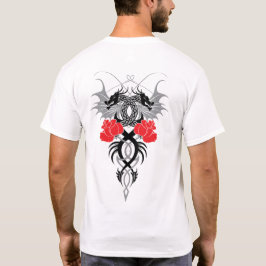 フローラルドラゴンズエンブレイスTシャツ Tシャツ