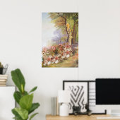 フローラルハーモニー ポスター (ホームオフィス)