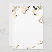 フローラルパターズ春サマーミニマルボ結婚ホ 招待状 (裏面)