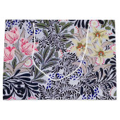 フローラルパターンウィリアム・モリス大抱き枕 ラージペーパーバッグ (正面)