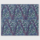 フローラルパターンオリエンタルサマルカンデラッピング紙 ラッピングペーパー (フラット)