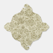 フローラルパターングリーンセージアンティークダマスク フェイバーボックス (折り畳みなし)