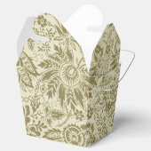 フローラルパターングリーンセージアンティークダマスク フェイバーボックス