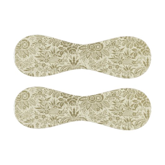 フローラルパターングリーンセージアンティークダマスク 野球ボール (パネル)