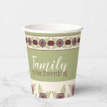 フローラルパターングリーン