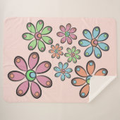 フローラルパターンシェルパブランケット シェルパブランケット (正面(横))