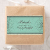 フローラルパターンダマスクエレガントクモダンラスレトロ ラベル (インサイチュ)