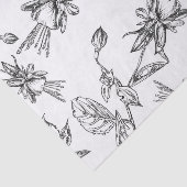 フローラルパターンティッシュペーパー 薄葉紙 (詳細)