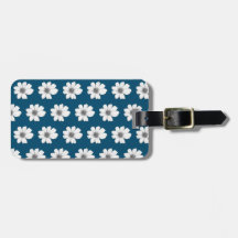 フローラルパターンティール（緑がかった色）ブルー