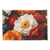 フローラルパターンペア標準 枕カバー (裏面-右)