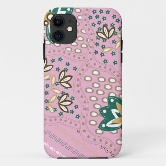 フローラルパターンホームデコール Case-Mate iPhoneケース (裏面)