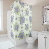フローラルパターンボタニカルボホ シャワーカーテン (インサイチュ)