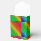 フローラルパターンレインボー結婚秋 フェイバーボックス (オープン)