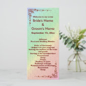 フローラルパターンレインボー結婚秋 プログラム (スタンド正面)