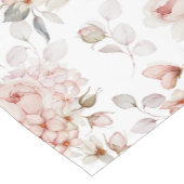 フローラルパターン付きロマンチックなテーブルランナー ショートテーブルランナー (コーナー)