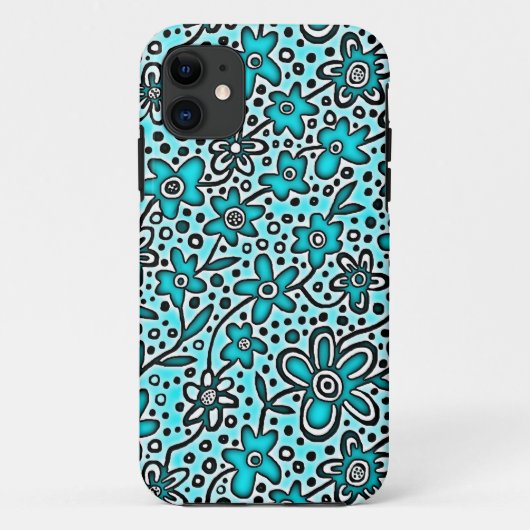 フローラルパターン190112v1 Case-Mate iPhoneケース (裏面)